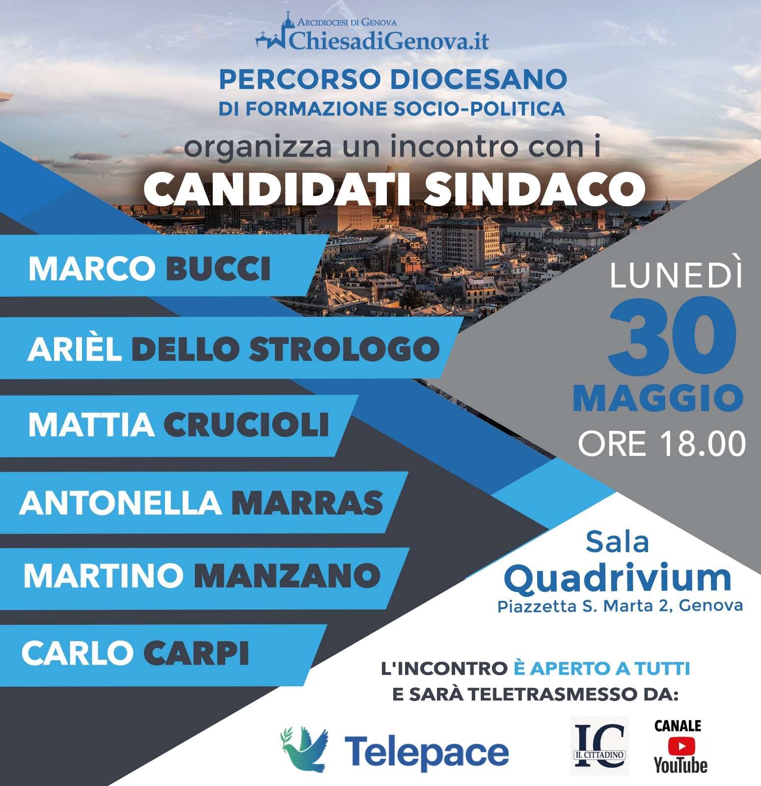 Locandina evento 30 maggio