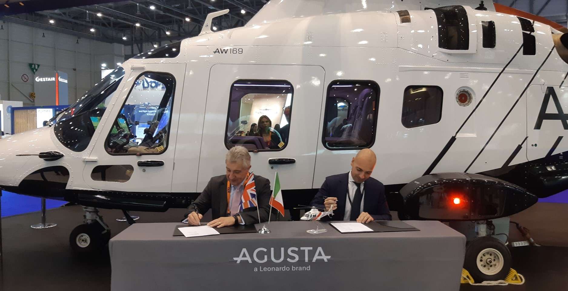 Sloane AW109 GrandNew signing EBACE 2022