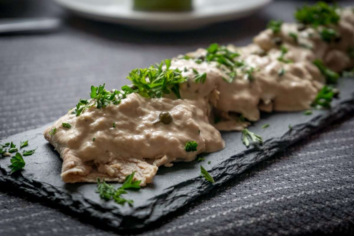 vitello tonnato antipasto piatto freddo