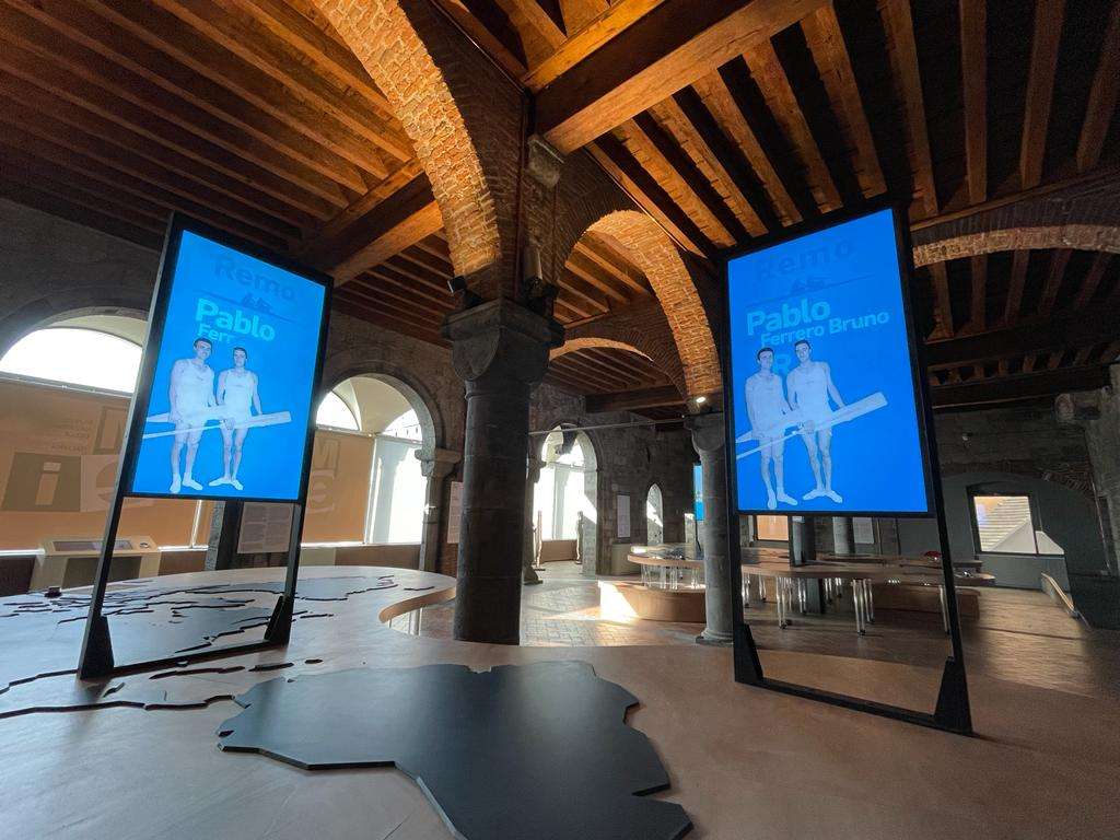 28.10 Inaugurazione MEI Pablo Ferrero Bruno canottaggio Roma 1960