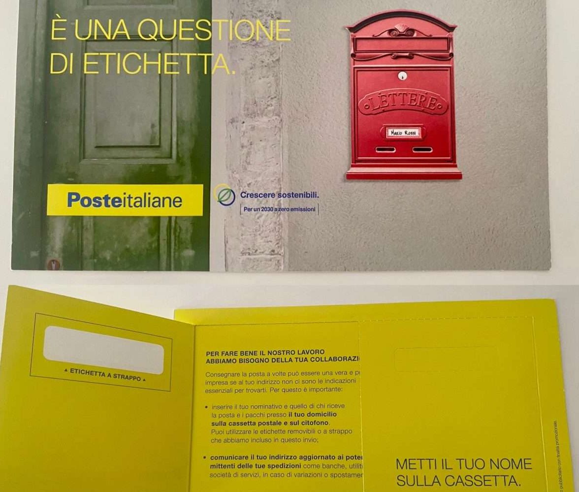 Foto Etichetta la Cassetta
