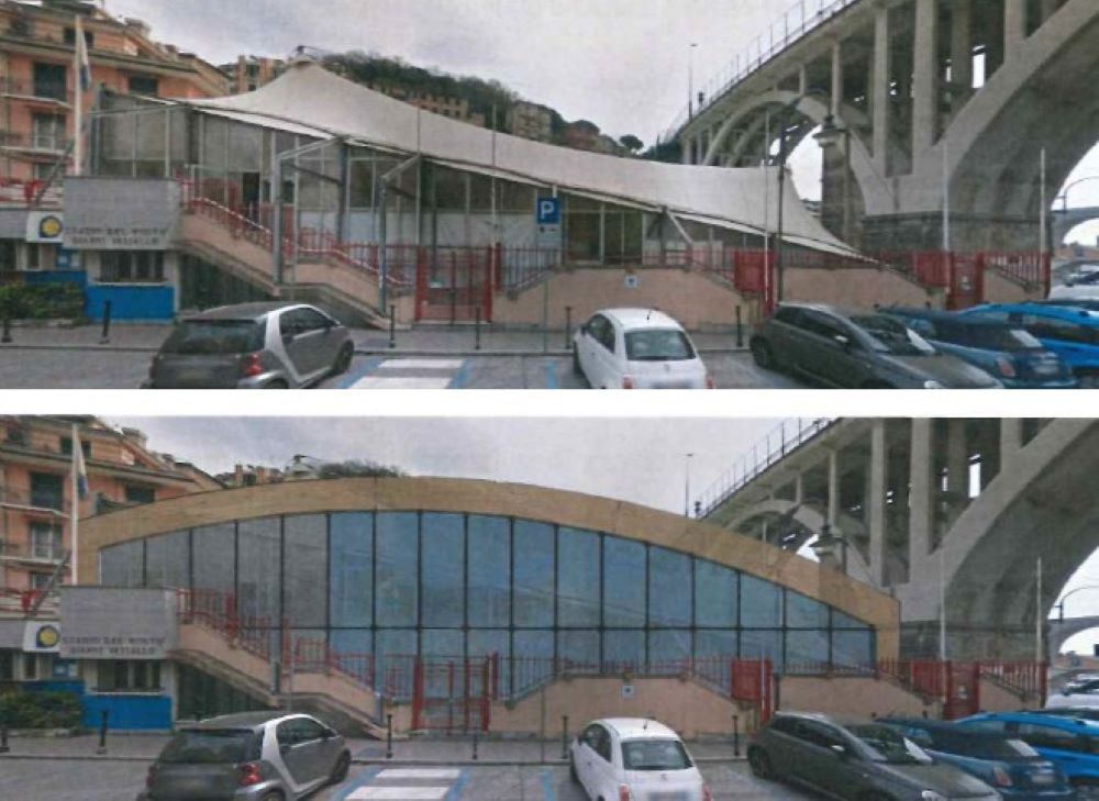 copertura piscina bogliasco