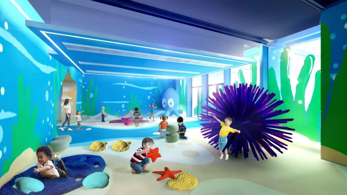 Città dei bambini render playground 0-4 anni