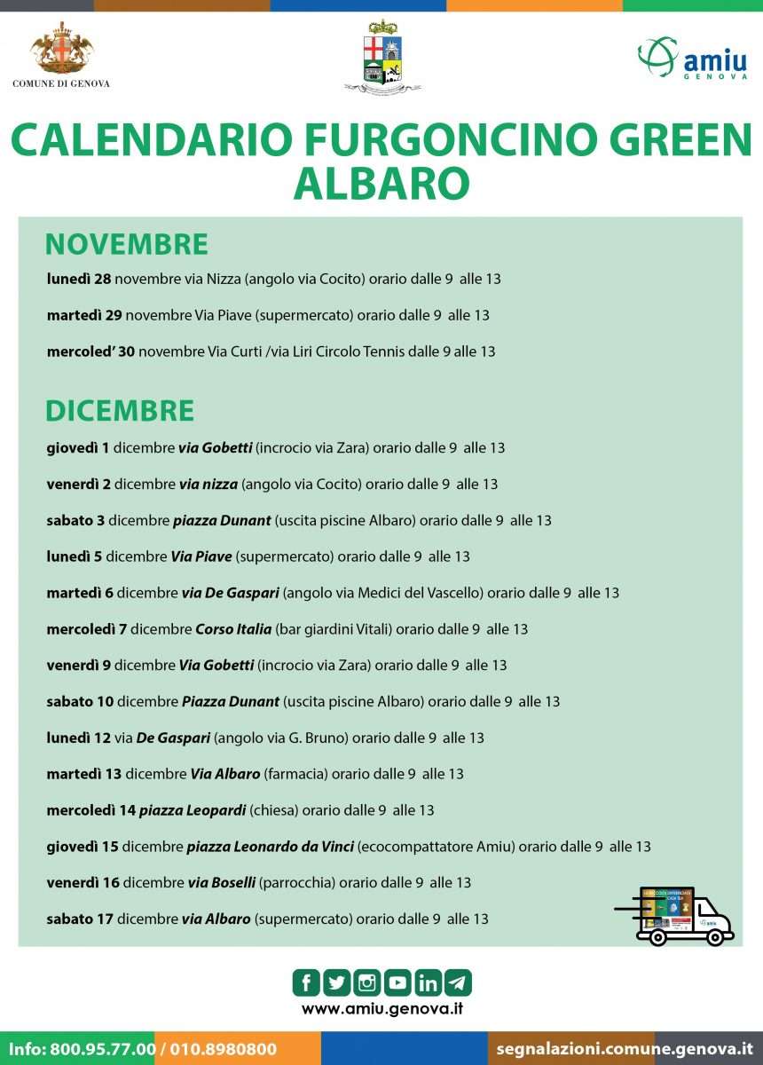 calendario amiu