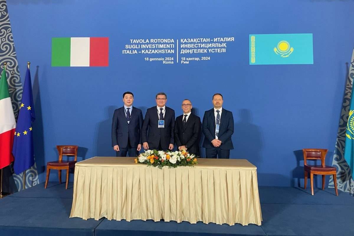 Kazakistan ansaldo energia Al centro Kairat Maksutov e Fabrizio Fabbri ok