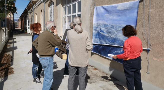 Partecipanti al gruppo di lavoro in terrazzo 1