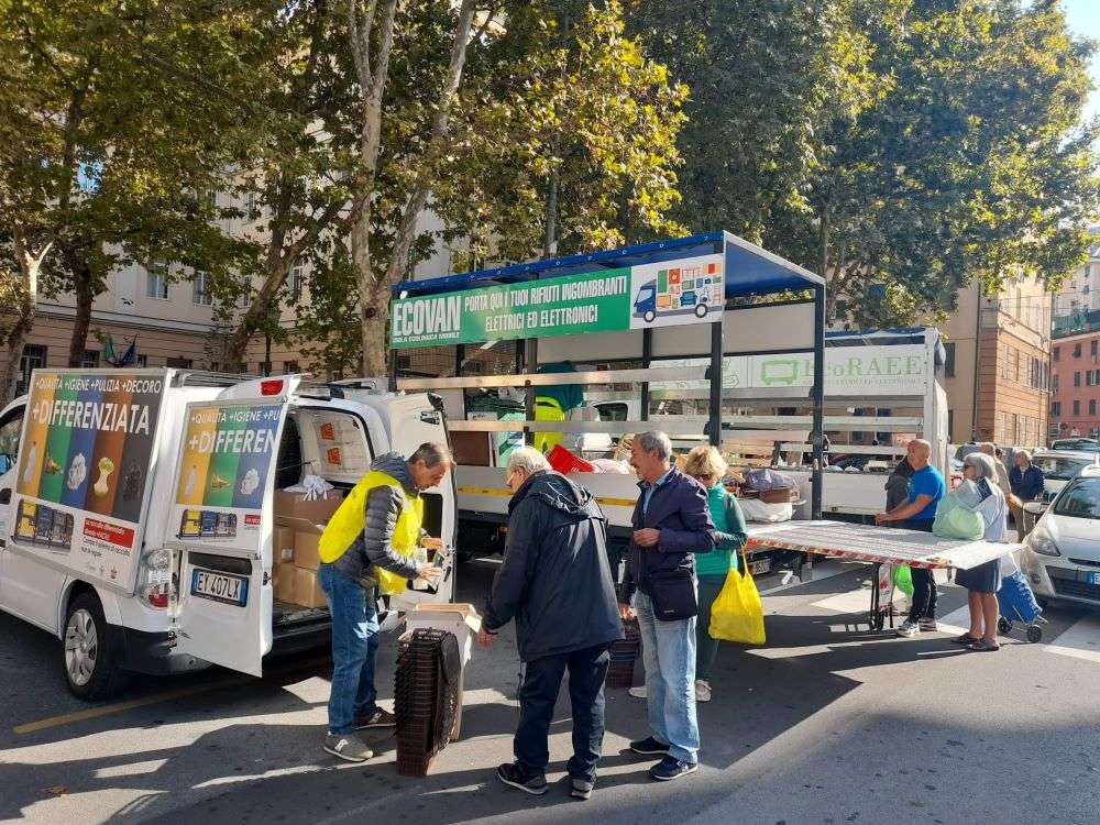 camioncino green amiu