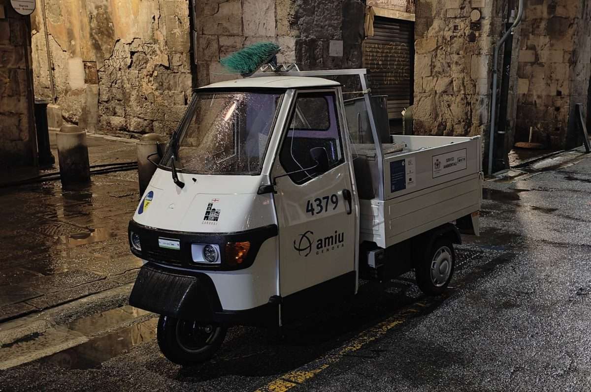 Ciclocarro elettrico amiu