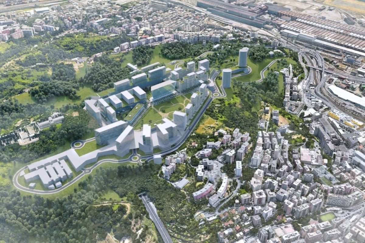 GREAT Campus Erzelli_render visione aerea
