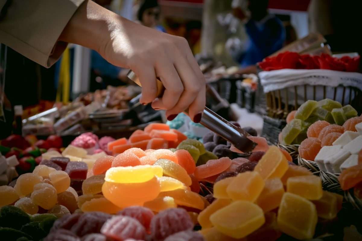 bancarella dolci fiera