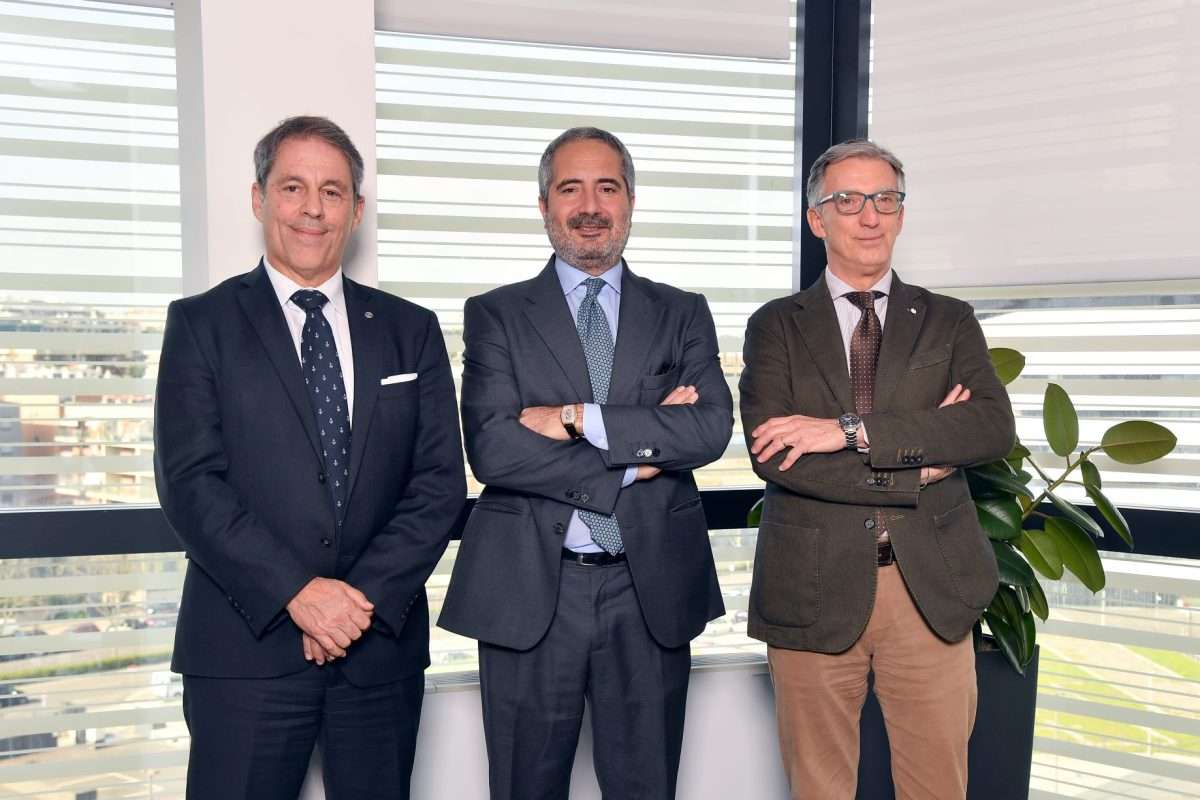 (da sinistra) Carlo Luzzatto, Pierroberto Folgiero, Giuseppe Ricci