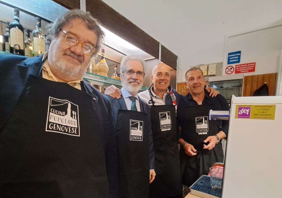 Da SX Maurizio Barabino – Franco Rossetti – Marco Furnò – Aldo Milfa