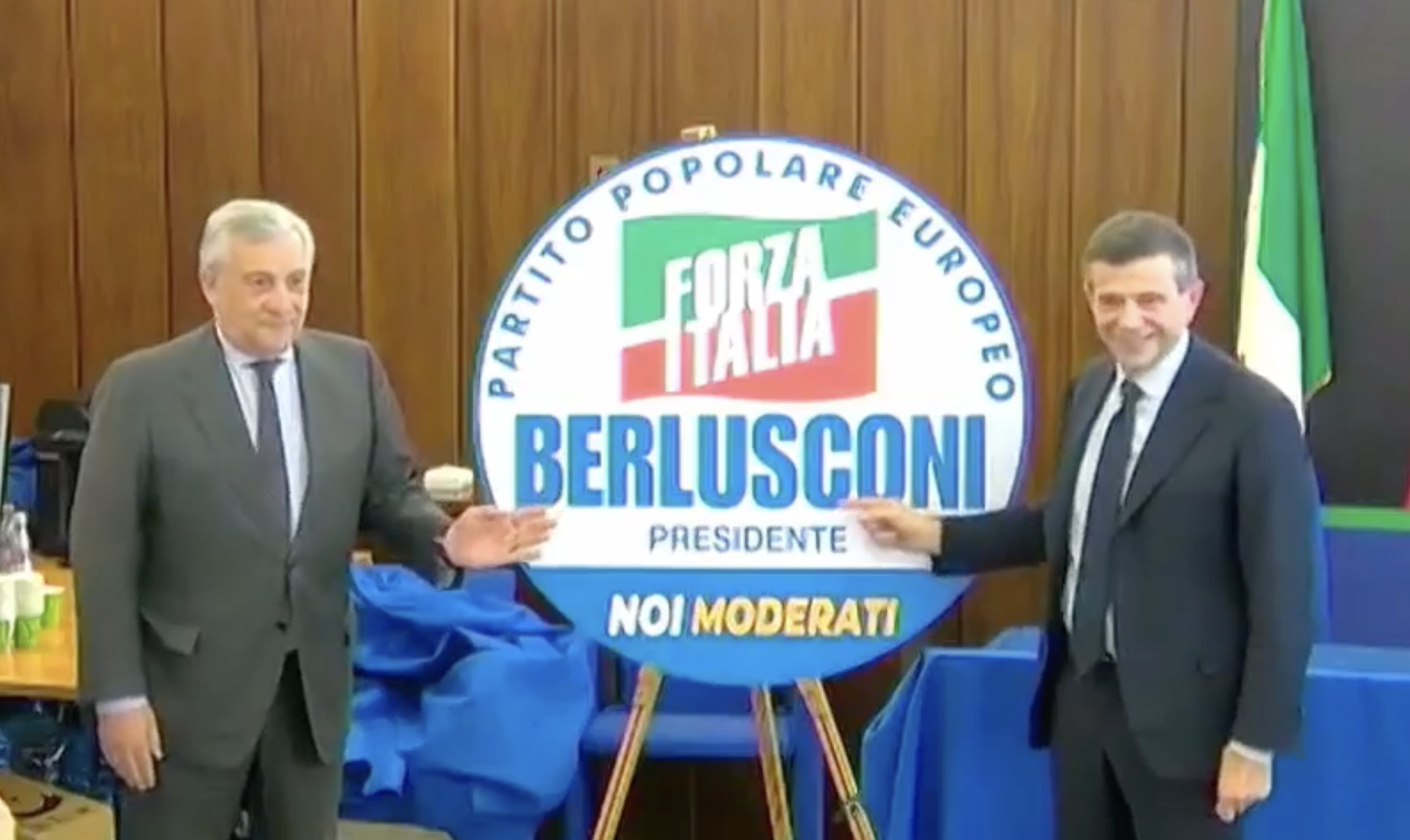 simbolo noi moderati con Forza italia