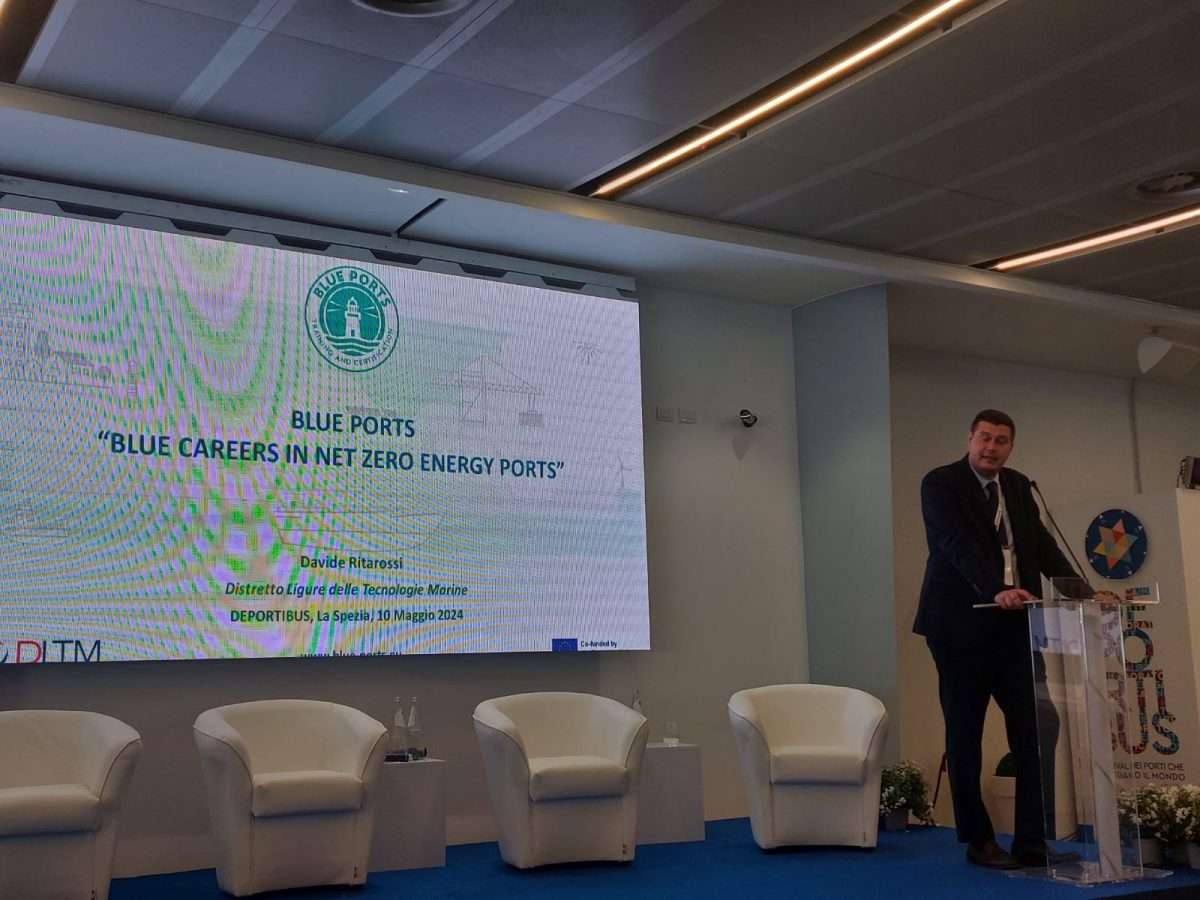 Blue Ports a DePortibus – Davide Ritarossi Project manager Dltm 3
