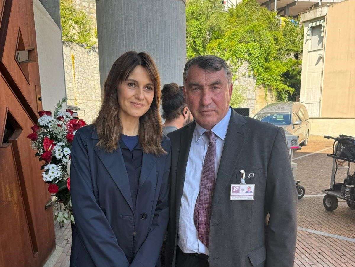 PAOLA CORTELLESI E LORENZO SPERA (SOPRINTENDENTE OPERATIVO ASEF)