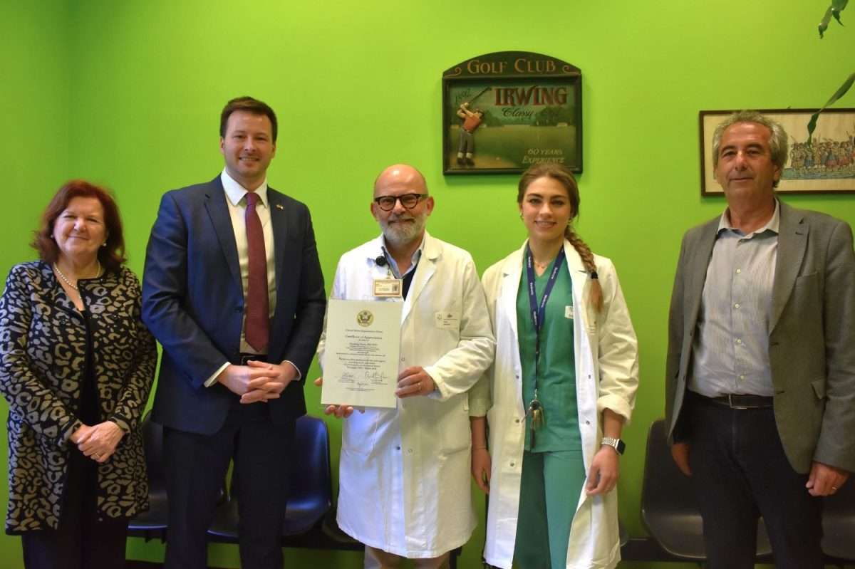 Visita delegazione consolare USA in Neurochirurgia