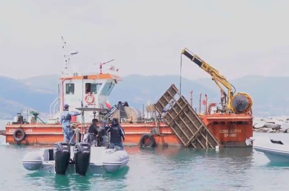 pulizia fondali golfo spezia
