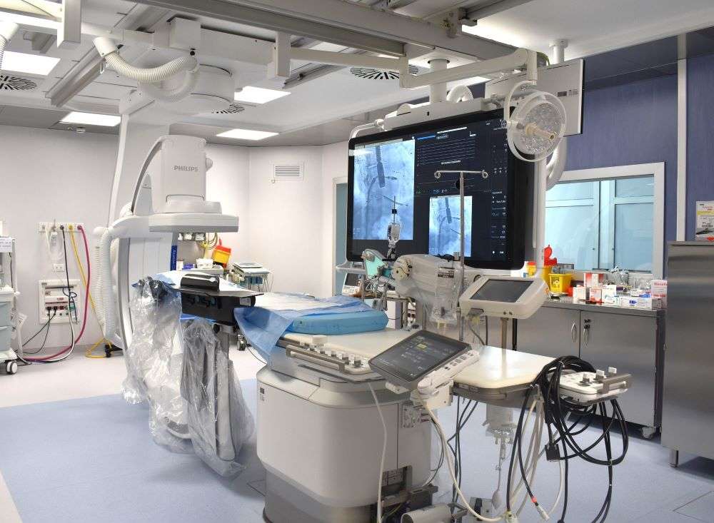 Angiografo cardiologico ospedale san martino
