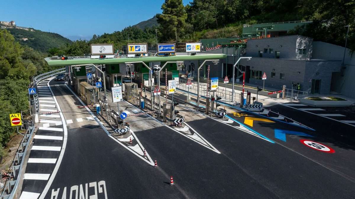 Ammodernamento e potenziamento casello Finale Ligure autostrada a10