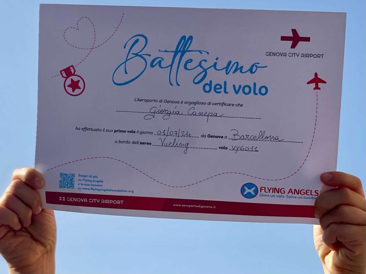 certificato Battesimo del Volo