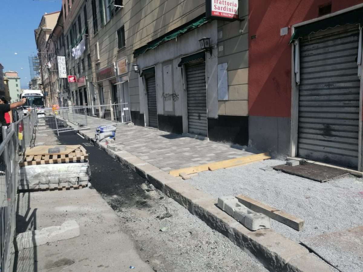 lavori in corso via Sampierdarena (3)